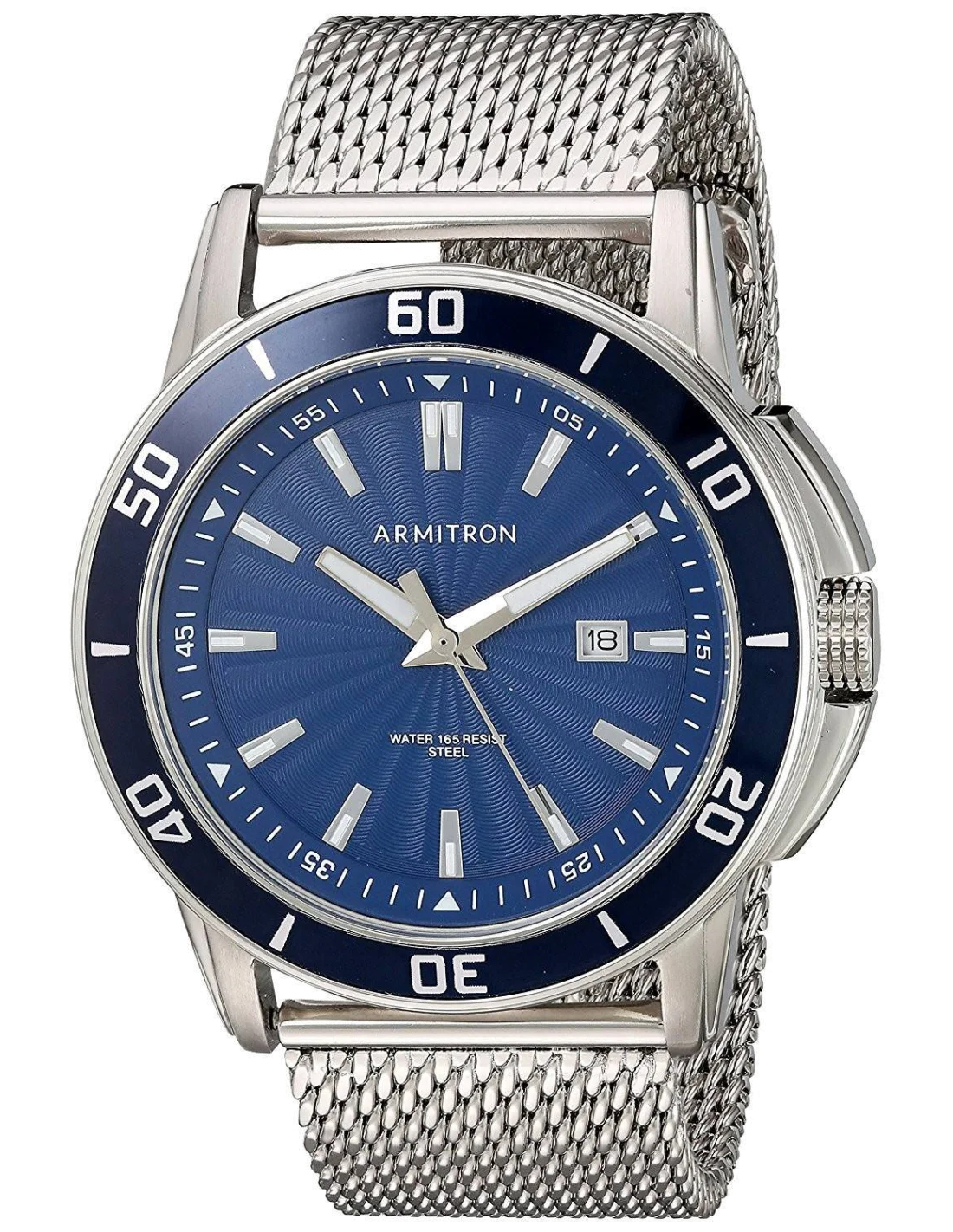 Montre Homme Armitron 20/5176BLSV Argent