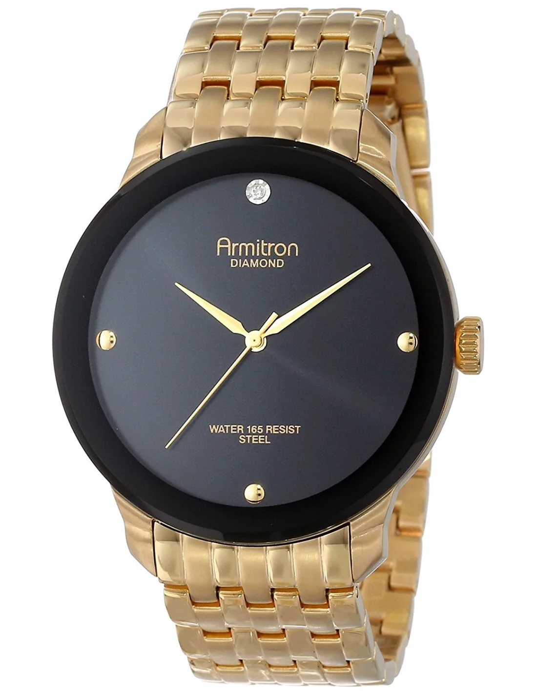 Montre Homme Armitron 20/4925BKGP Or