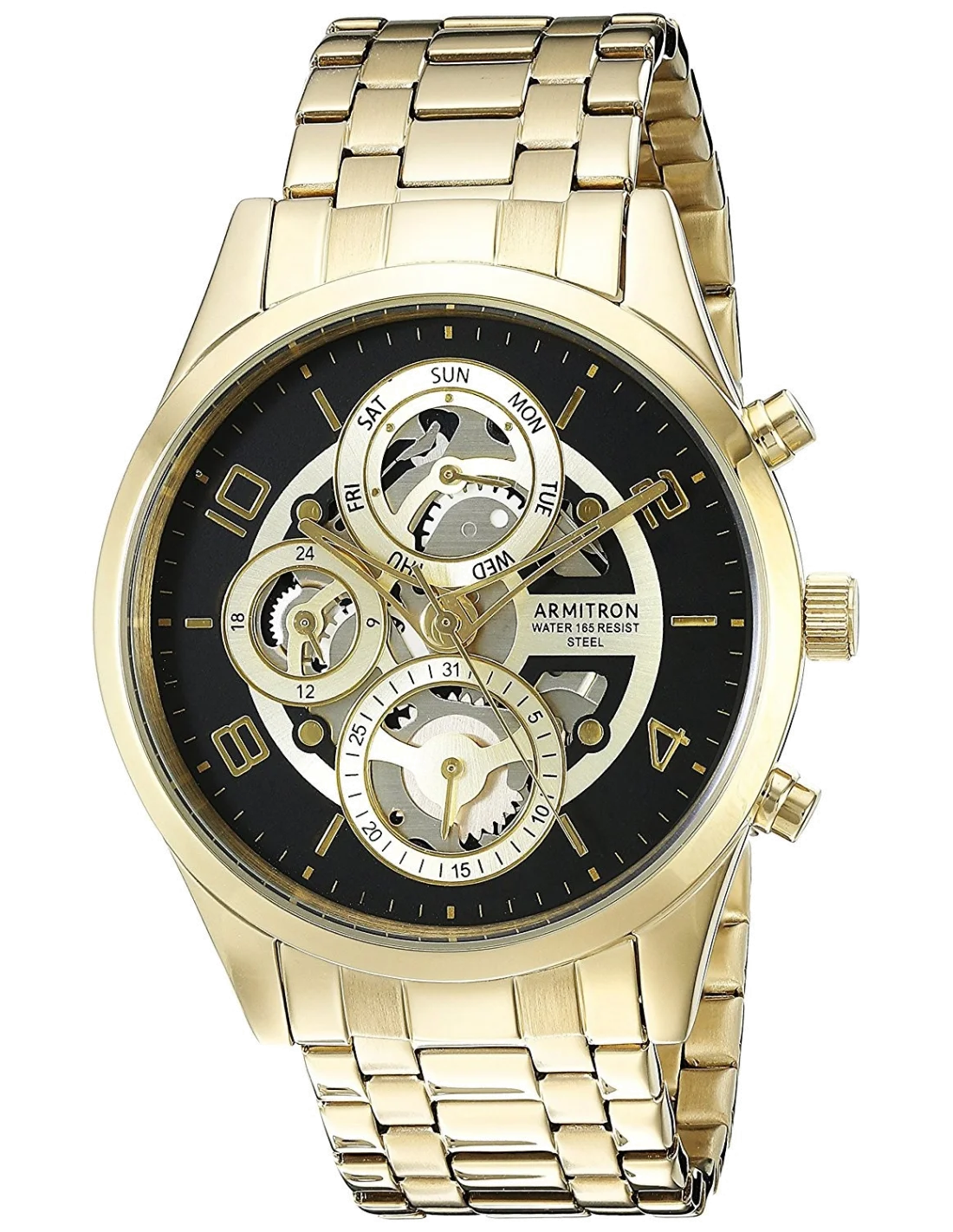 Montre Homme Armitron 20/5047BKGP Or