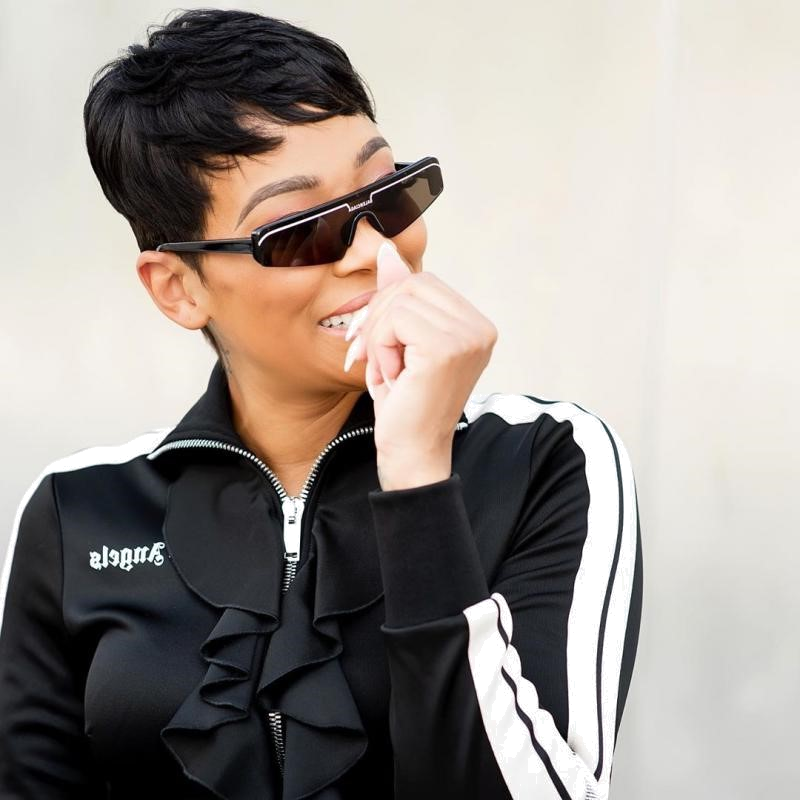 Lunettes de soleil Balenciaga Eyewear Extreme BB0003S Masque demi-cerclé - Noir vue 2