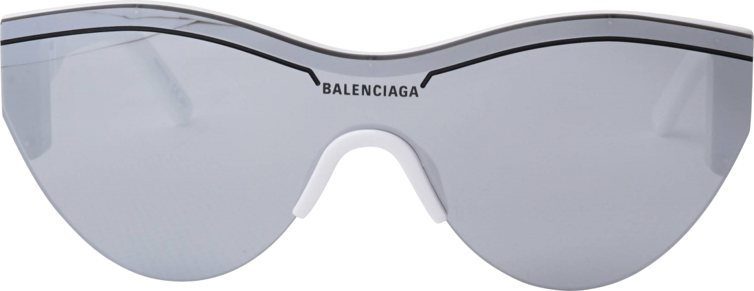 Lunettes de soleil Balenciaga Eyewear Extreme BB0004S Cat-Eye - Gris vue 2