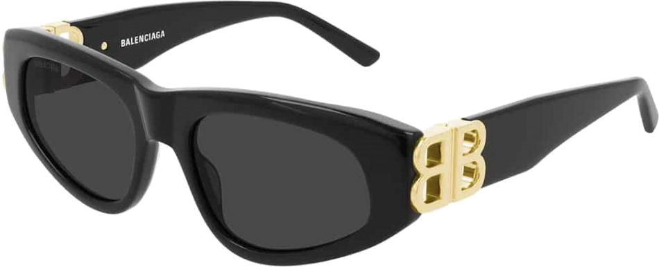 Lunettes de soleil femme Balenciaga Everyday BB0095S - Noir vue 2