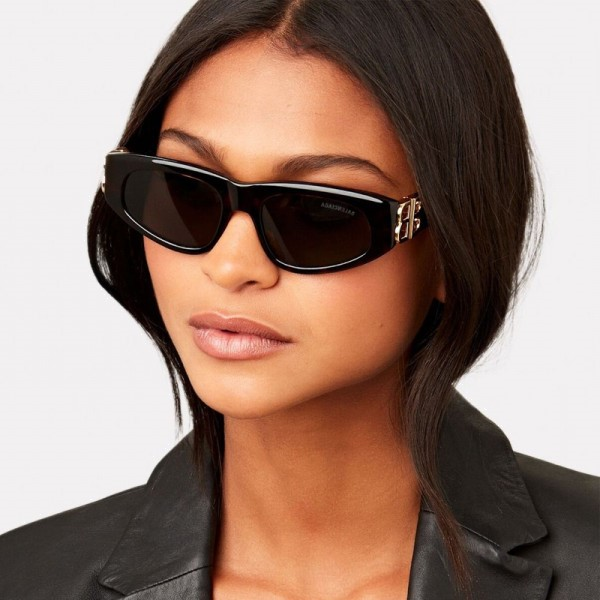 Lunettes de soleil femme Balenciaga Everyday BB0095S - Noir vue 3