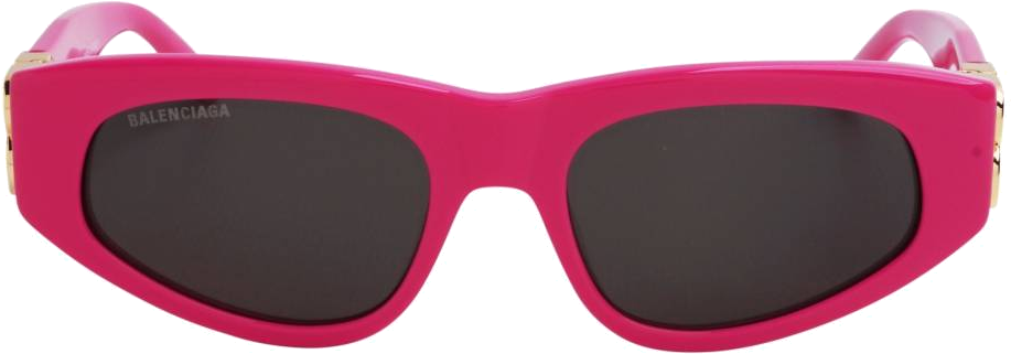 Lunettes de soleil femme Balenciaga Everyday BB0095S - Rose vue 2
