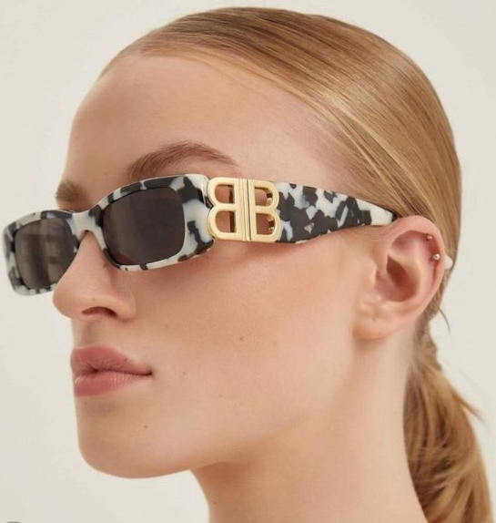 Lunettes de Soleil Balenciaga Everyday BB0192S Monture Métal Aviateur Unisexe vue 3