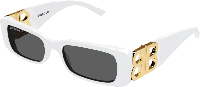 Lunettes de Soleil Balenciaga Everyday BB0096S - Monture rectangulaire pour Femme vue 4