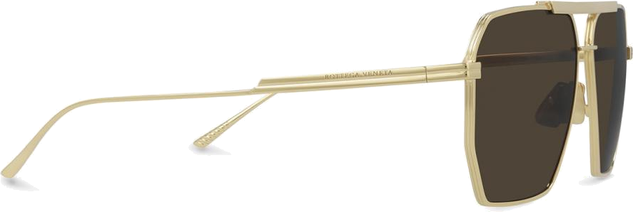 Lunettes de soleil Bottega Veneta BV1012S en métal, unisexe vue 3