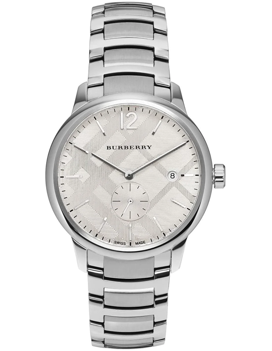 Montre Homme Burberry BU10004 Cadran Gris Acier Inoxydable