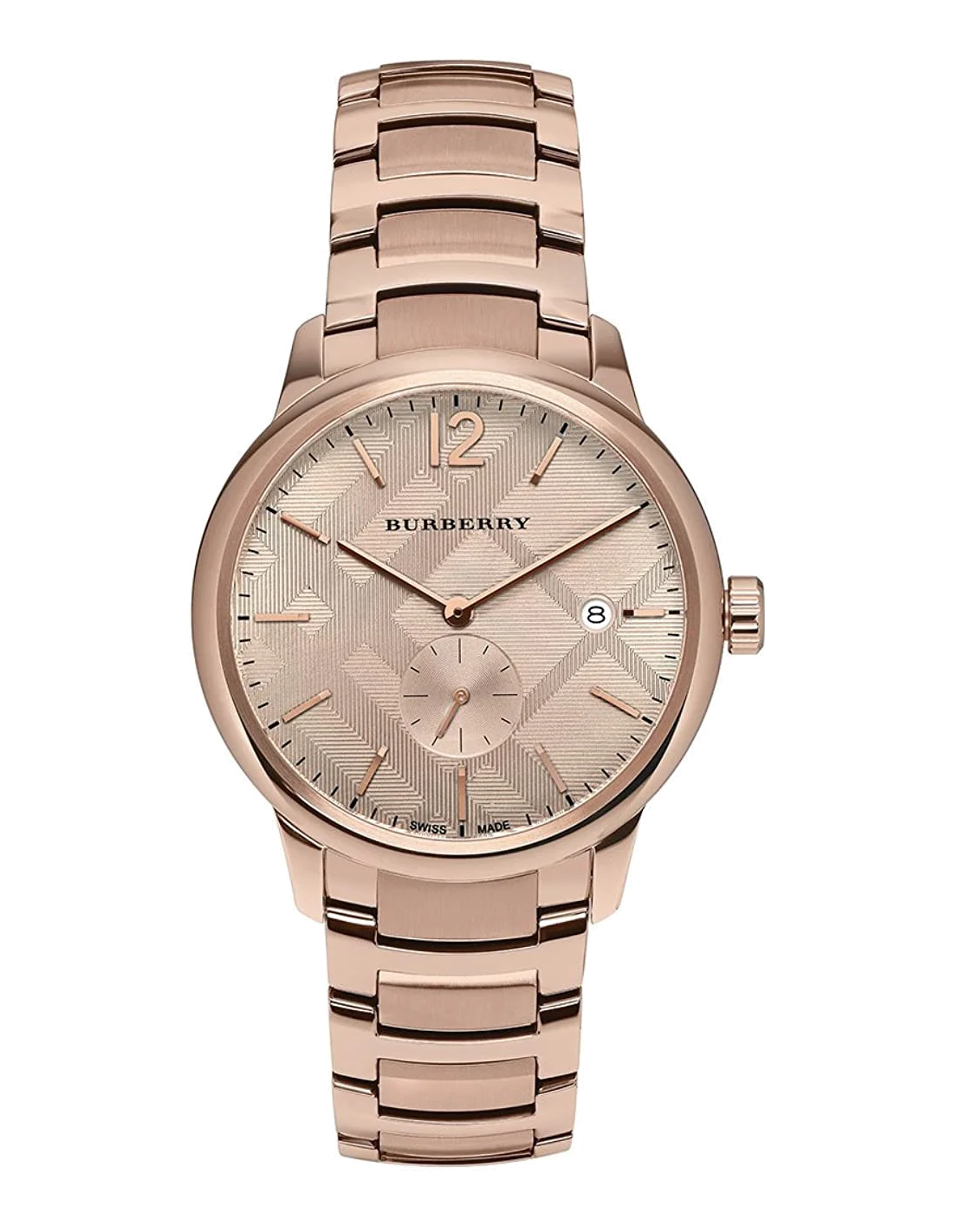 Montre Burberry BU10013 Homme en Acier Inoxydable Doré Rose