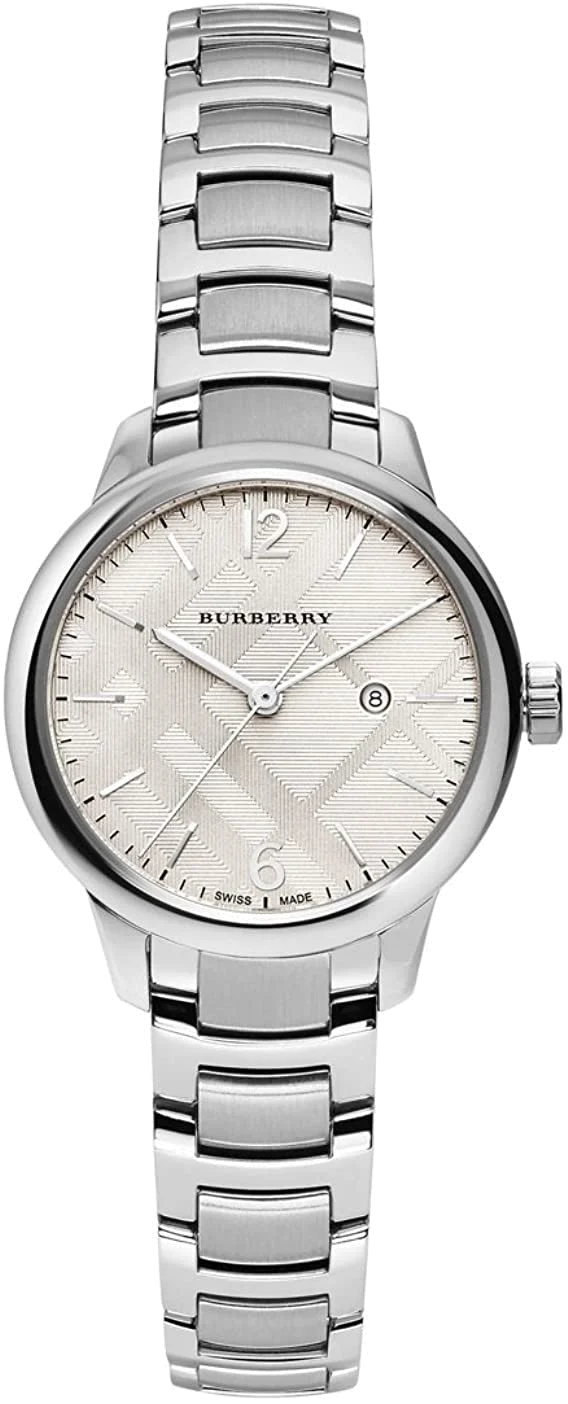 Montre Femme Burberry BU10108 Acier Inoxydable Argent Swiss Made