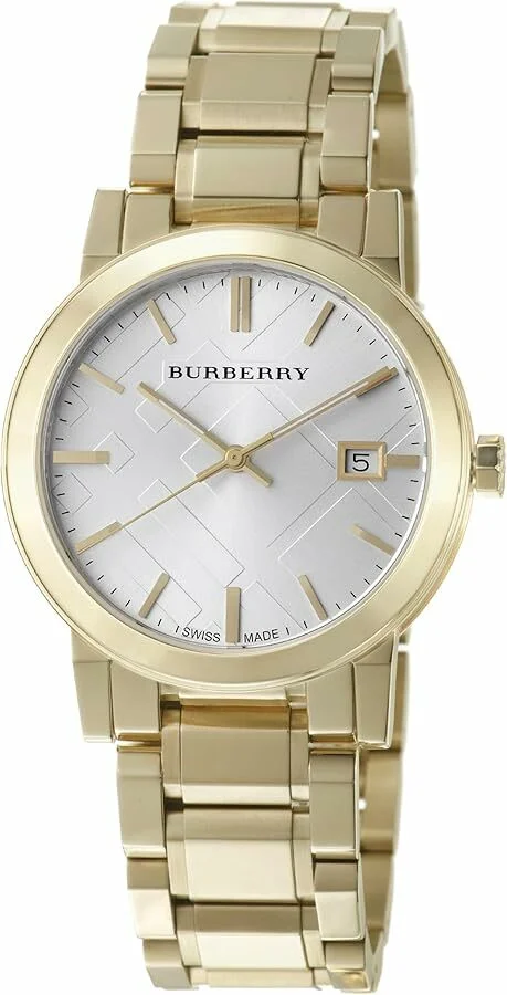 Montre Homme Burberry BU9003 en Acier Inoxydable Doré