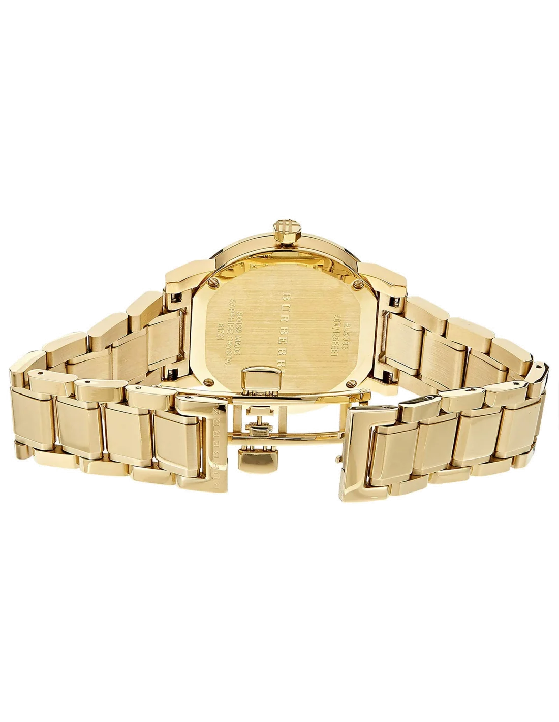 Montre Homme Burberry BU9003 en Acier Inoxydable Doré vue 3