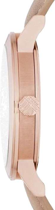 Montre Burberry BU9012 Unisexe Cadran Blanc Bracelet Cuir Blanc vue 2