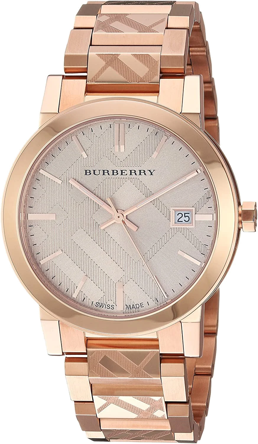 Montre Burberry BU9039 Unisexe en Acier Or Rose 38 mm