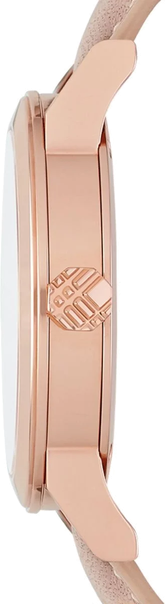 Montre Femme Burberry City BU9109 Cadran Tartan Acier Or & Cuir Beige vue 2