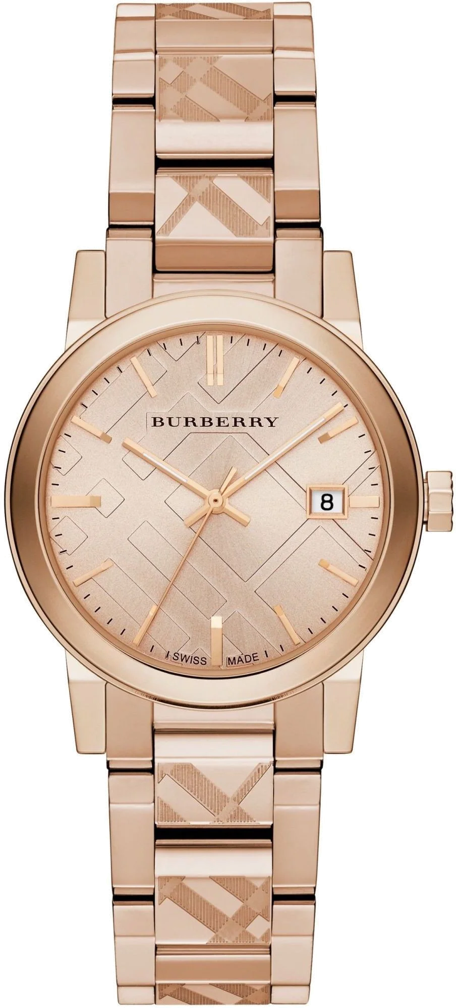 Montre Burberry BU9146 The City Femme Acier Inoxydable Or Rose Swiss Made