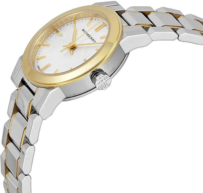 Montre Femme Burberry BU9217 The City Bi-ton Acier Inoxydable et Dorure Swiss Made vue 4