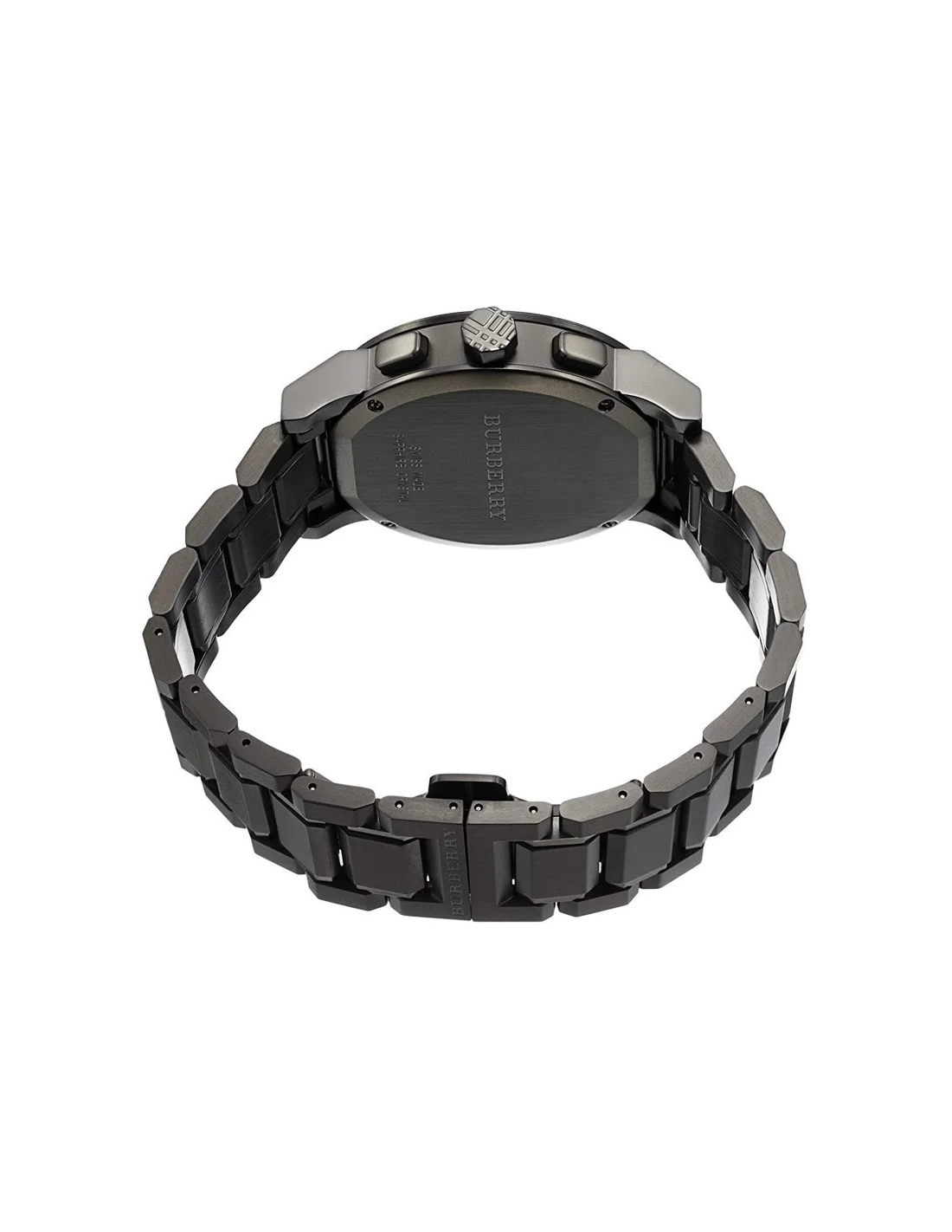 Montre Homme Burberry BU9354 Chronomètre Acier Gris 42 mm vue 4