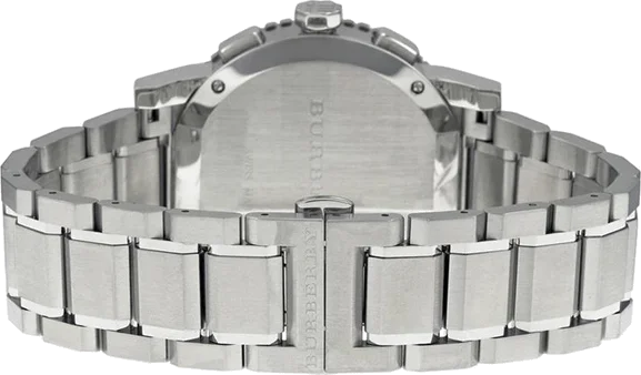 Montre Homme Burberry BU9380 Chronographe Sport Acier Inoxydable Cadran Noir vue 3