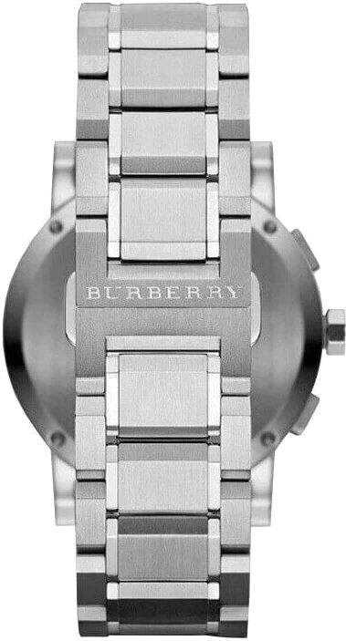 Montre Homme Burberry BU9380 Chronographe Sport Acier Inoxydable Cadran Noir vue 4