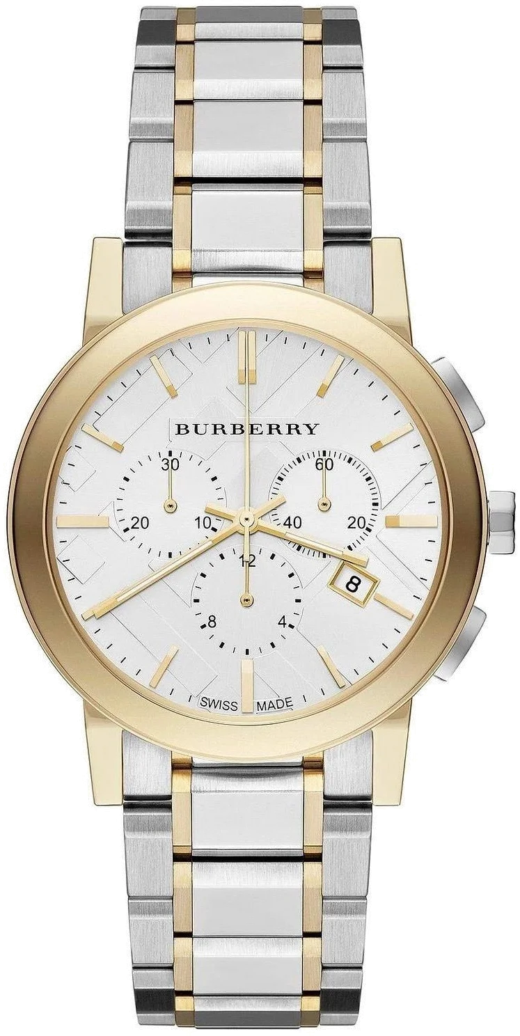 Montre Burberry BU9751 The City Acier Bicolore Argent/Or - Unisexe