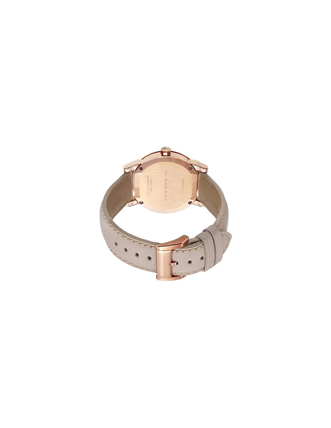 Montre Homme Burberry BU9014 Cadran Beige Bracelet Cuir Check vue 2