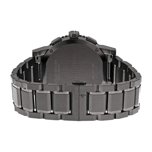 Montre Homme Burberry BU9381 Chronographe Sport en Acier Gris Swiss Made vue 2