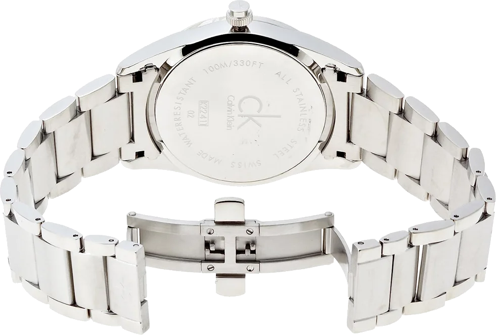 Montre Homme Calvin Klein Bold K2241120 Acier Inoxydable Argent Cadran Noir vue 3