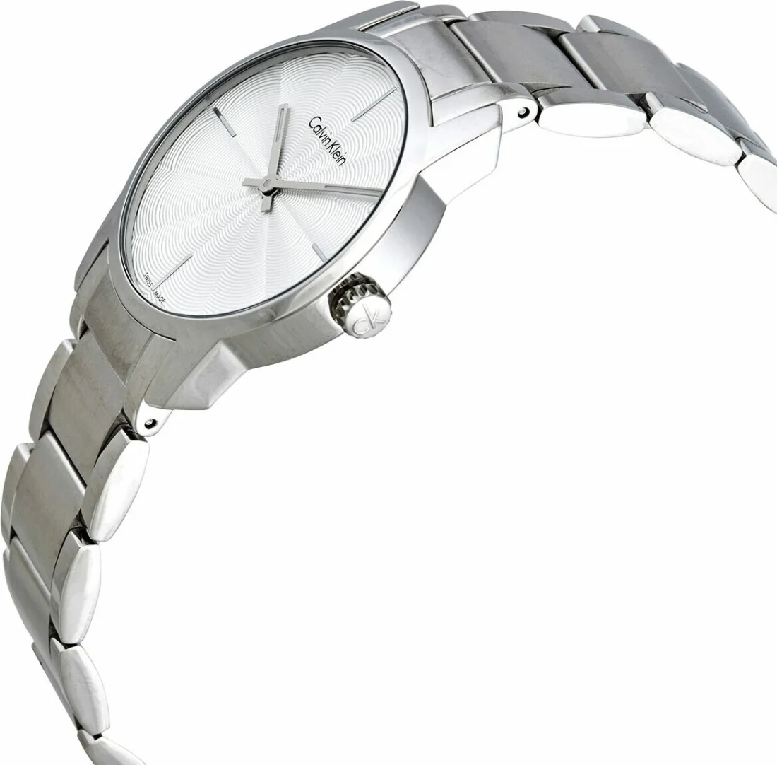 Montre Femme Calvin Klein City Argent Acier Inoxydable 32mm Réf. K2G23146 vue 2