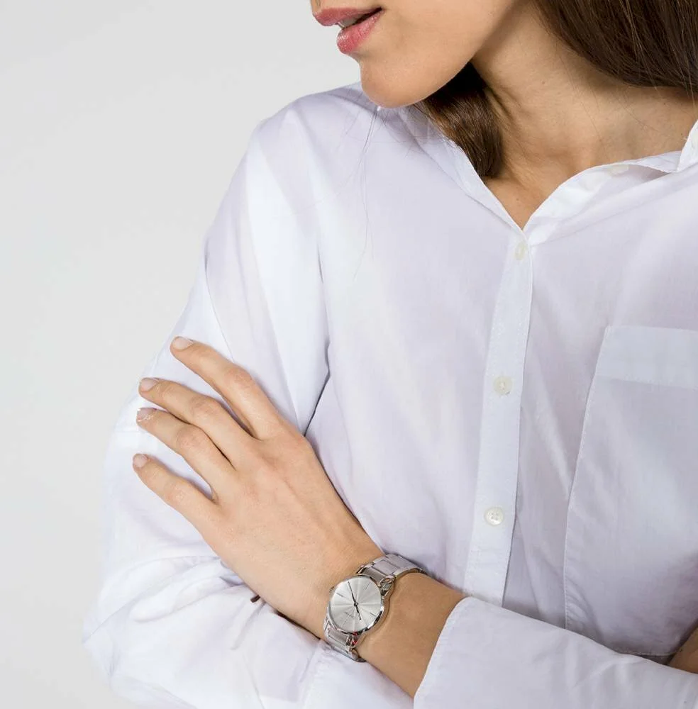 Montre Femme Calvin Klein City Argent Acier Inoxydable 32mm Réf. K2G23146 vue 4