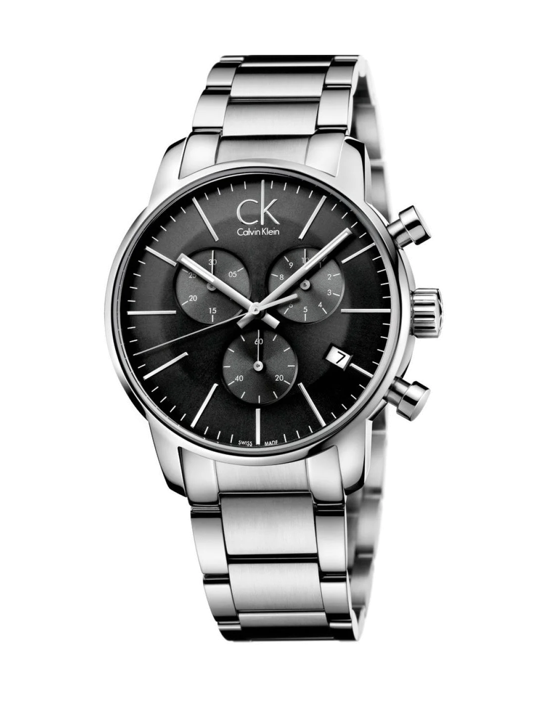 Montre Homme Calvin Klein K2G27143 Chronographe Sport Acier Inoxydable Cadran Noir