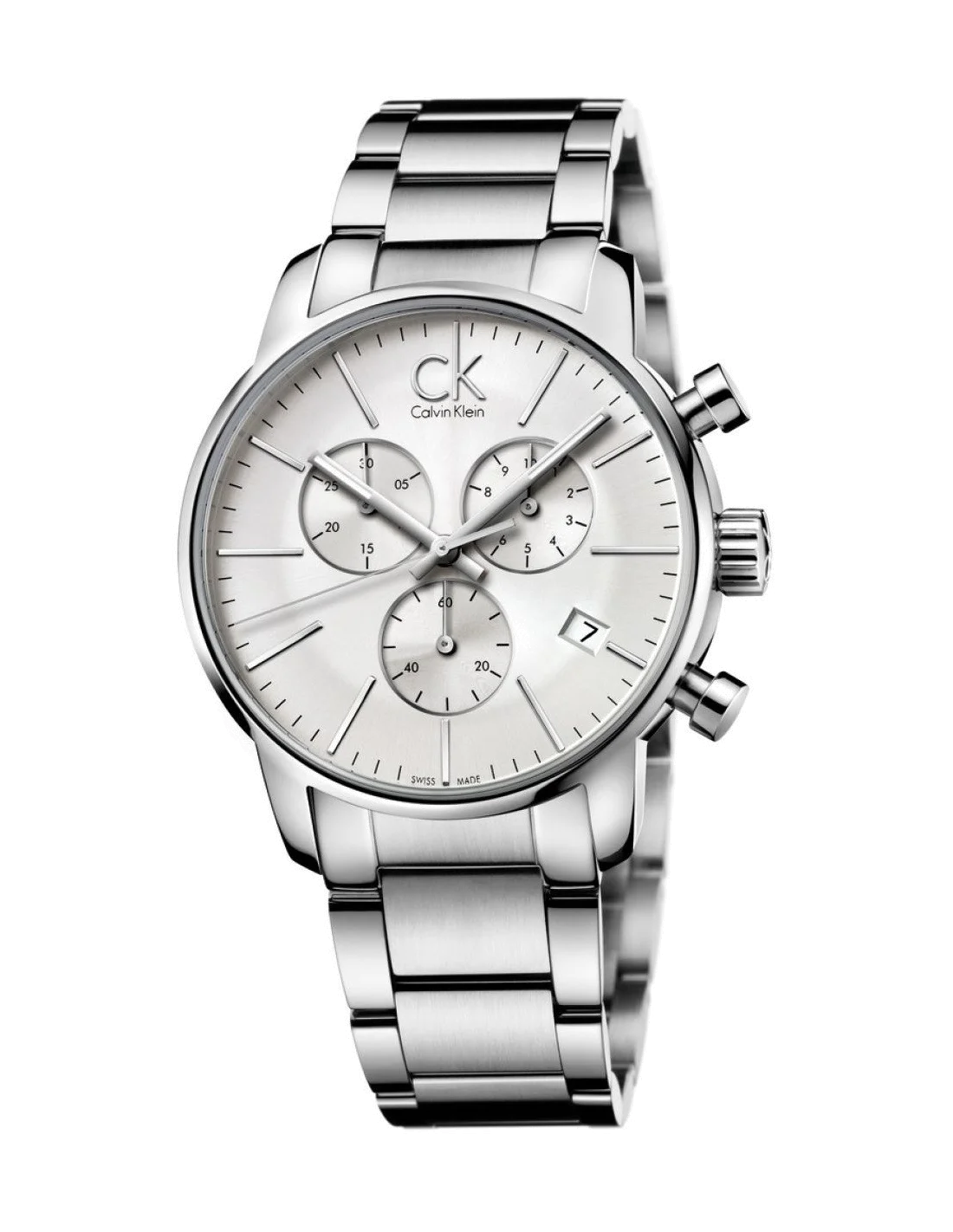 Montre Homme Calvin Klein K2G27146 Chronographe Acier Inoxydable Argent