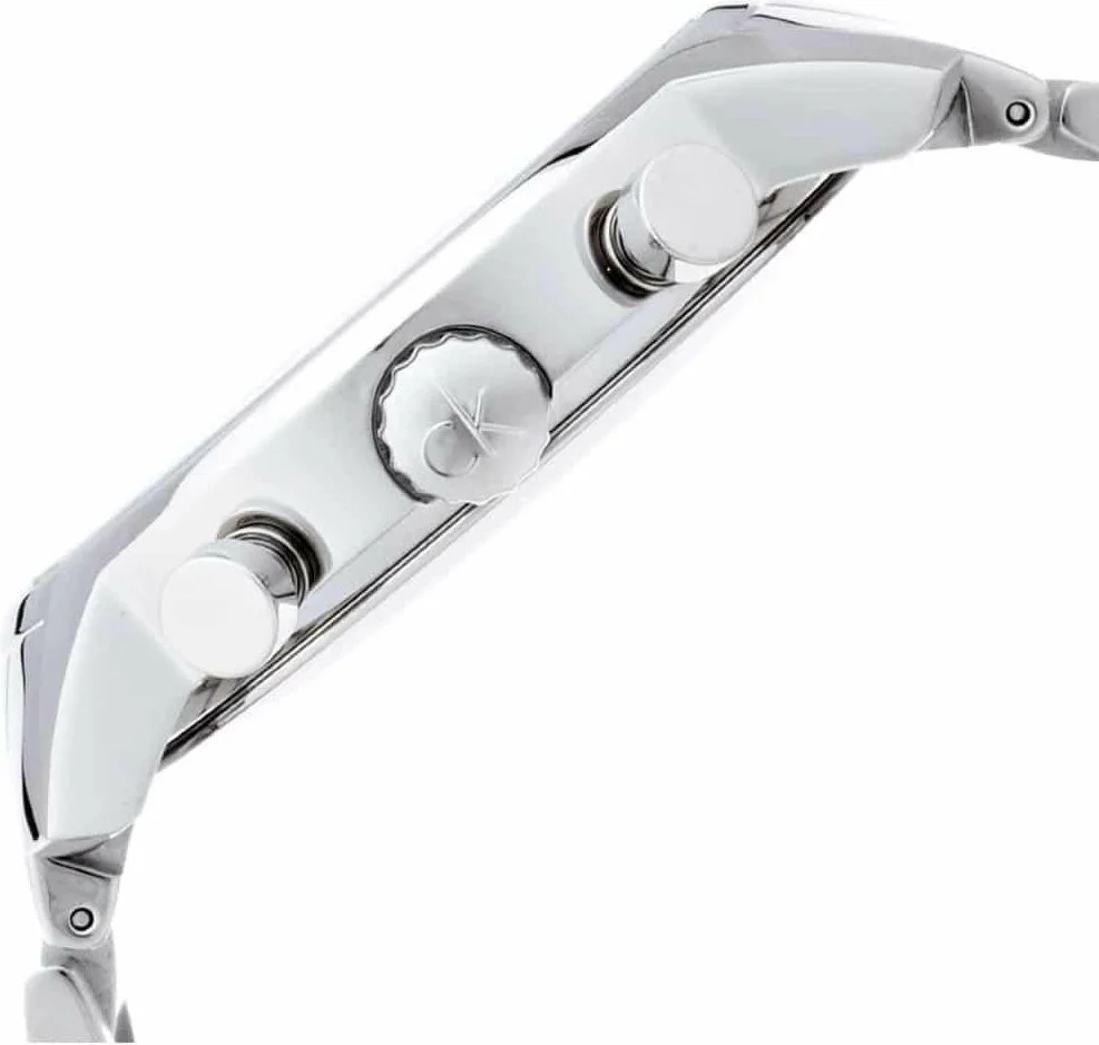 Montre Homme Calvin Klein K2G2714X Chronographe Acier Poli Cadran Noir vue 3