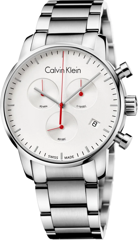 Montre Homme Calvin Klein City K2G271Z6 en Acier Inoxydable Noir 43mm