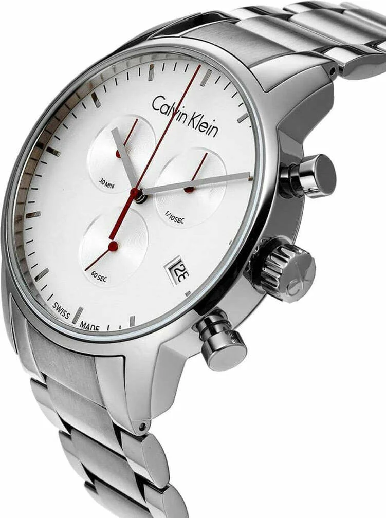 Montre Homme Calvin Klein City K2G271Z6 en Acier Inoxydable Noir 43mm vue 2