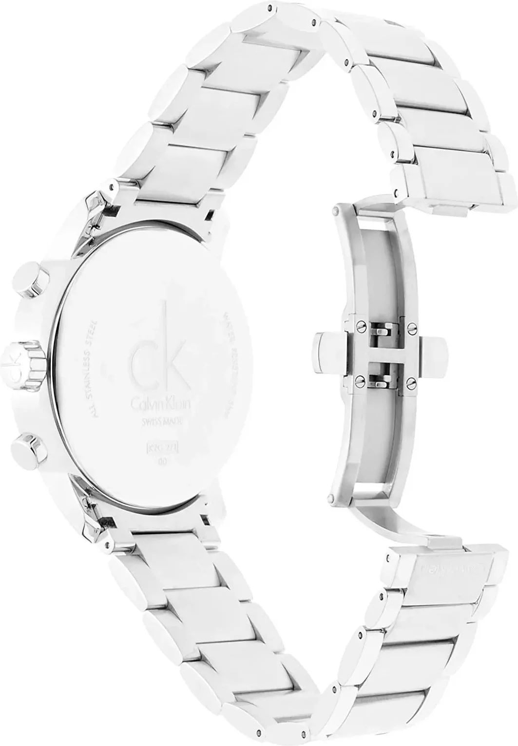 Montre Homme Calvin Klein City K2G271Z6 en Acier Inoxydable Noir 43mm vue 3