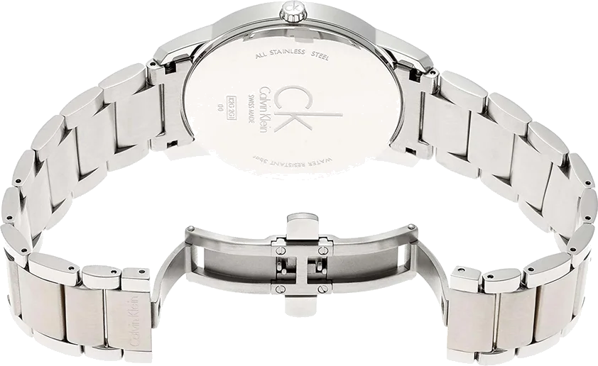 Montre Homme Calvin Klein City K2G2G14X - Cadran et bracelet acier inoxydable argenté vue 3