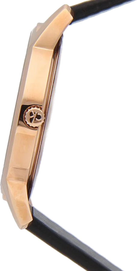 Montre Homme Calvin Klein City K2G2G6G3 - Cadran Noir, Boîtier Or Rose, Bracelet Cuir Marron vue 2