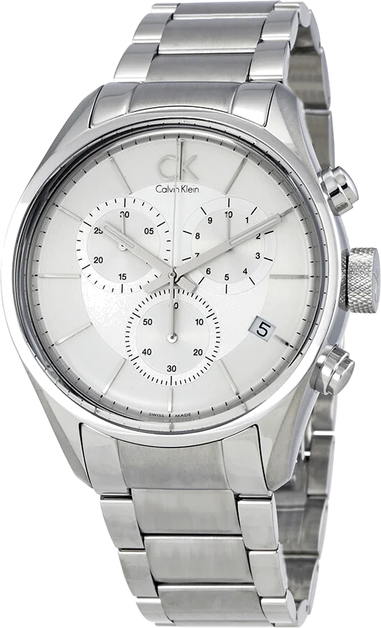 Montre Homme Calvin Klein K2H27126 Chronographe Acier Inoxydable Argent