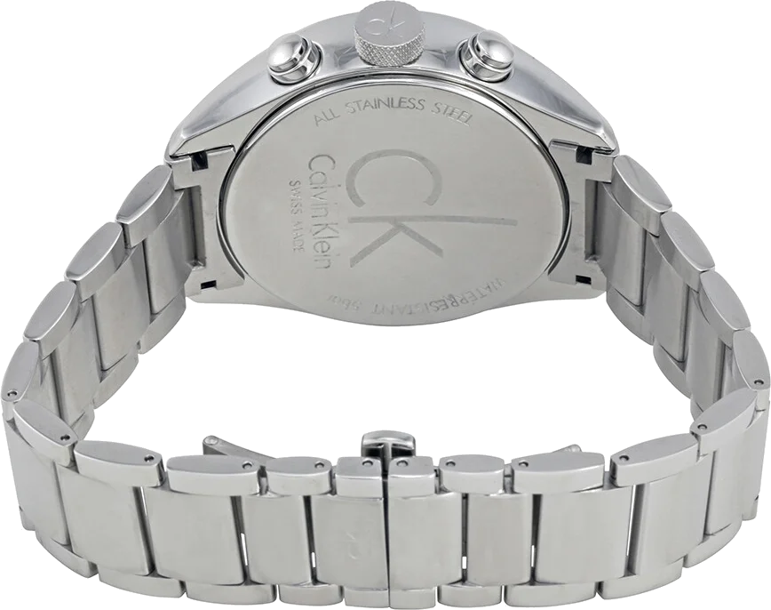 Montre Homme Calvin Klein K2H27126 Chronographe Acier Inoxydable Argent vue 3