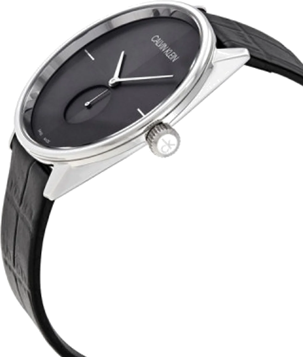 Montre Homme Calvin Klein K2Y211C3 Cadran Noir Bracelet Cuir vue 2