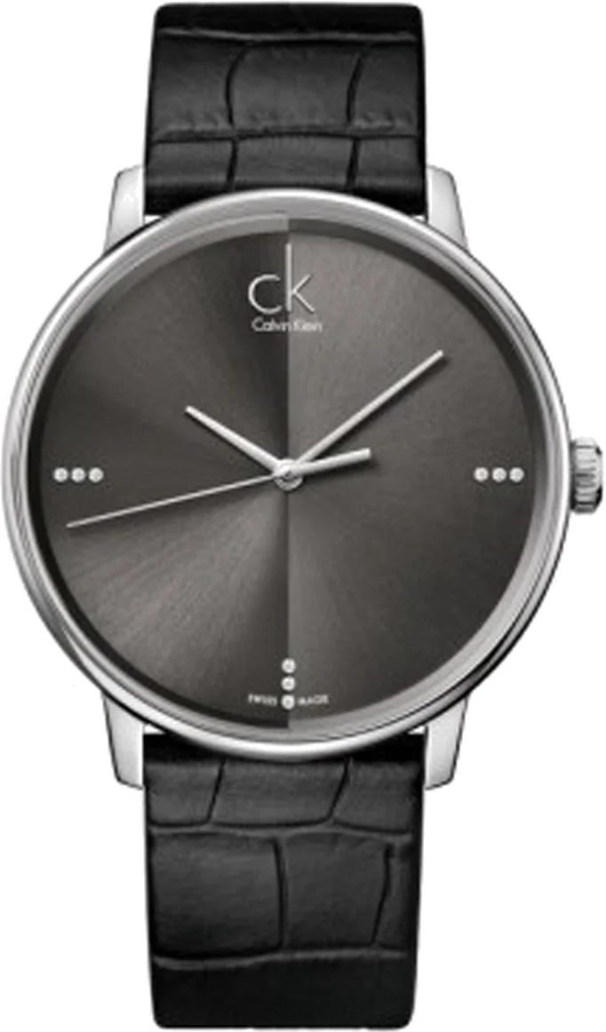 Montre Homme Calvin Klein K2Y2X1CU - Cadran et Bracelet Cuir Noir