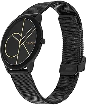 Montre Homme Calvin Klein K3M214X1 Acier Noir Maille Milanaise 40mm vue 2