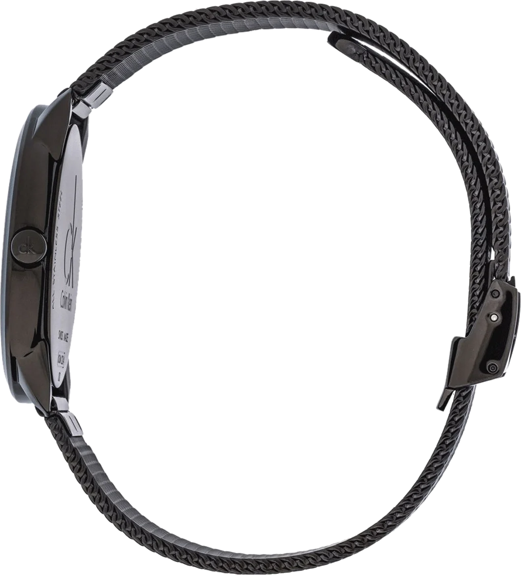 Montre Homme Calvin Klein K3M214X1 Acier Noir Maille Milanaise 40mm vue 3