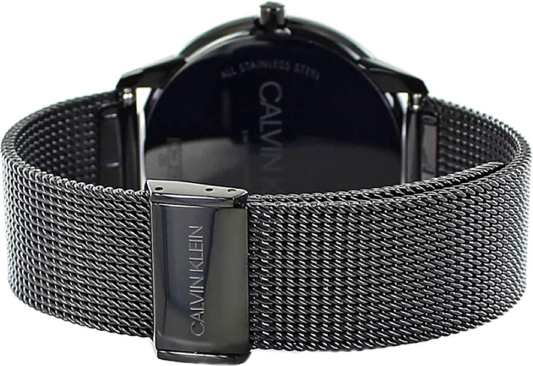 Montre Homme Calvin Klein K3M214X1 Acier Noir Maille Milanaise 40mm vue 4