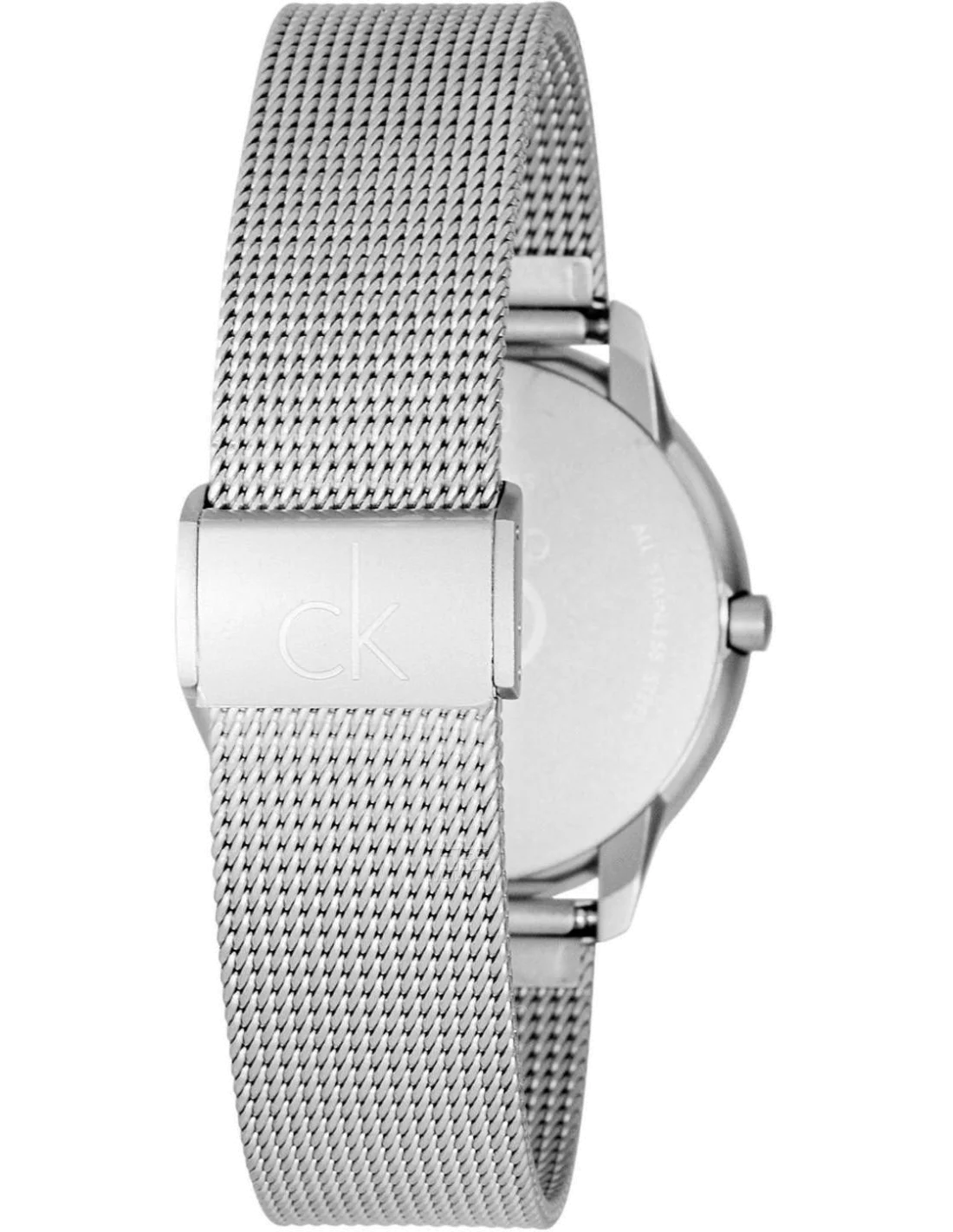 Montre Femme Calvin Klein K3M22126 Minimal Cadran Argent Maille Milanaise Acier vue 2
