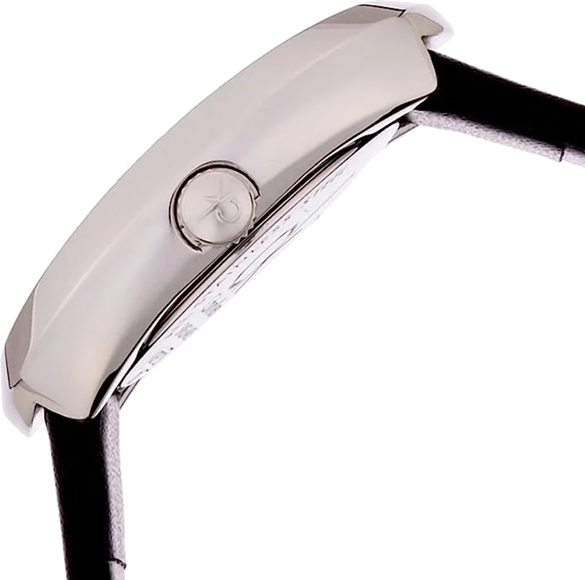 Montre Femme Calvin Klein Incentive K3P231C1, Cadran Noir Ovale, Bracelet Cuir Noir vue 2