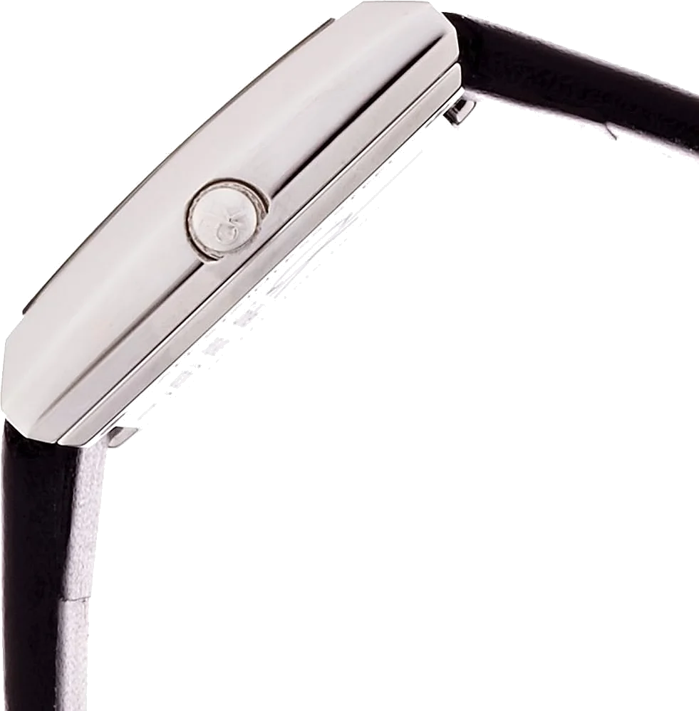 Montre Femme Calvin Klein K3R231C1 - Cadran Carré Noir, Bracelet Cuir Noir vue 2