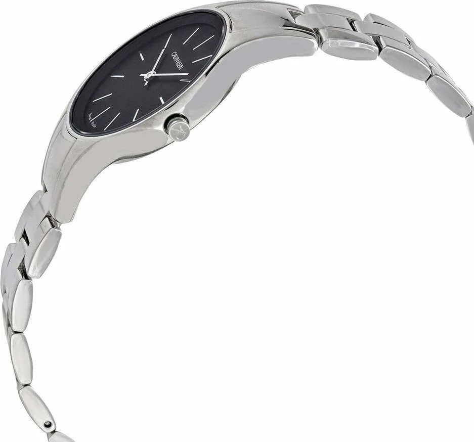 Montre Femme Calvin Klein Simplicity K4323130 Acier Argenté Cadran Noir vue 2