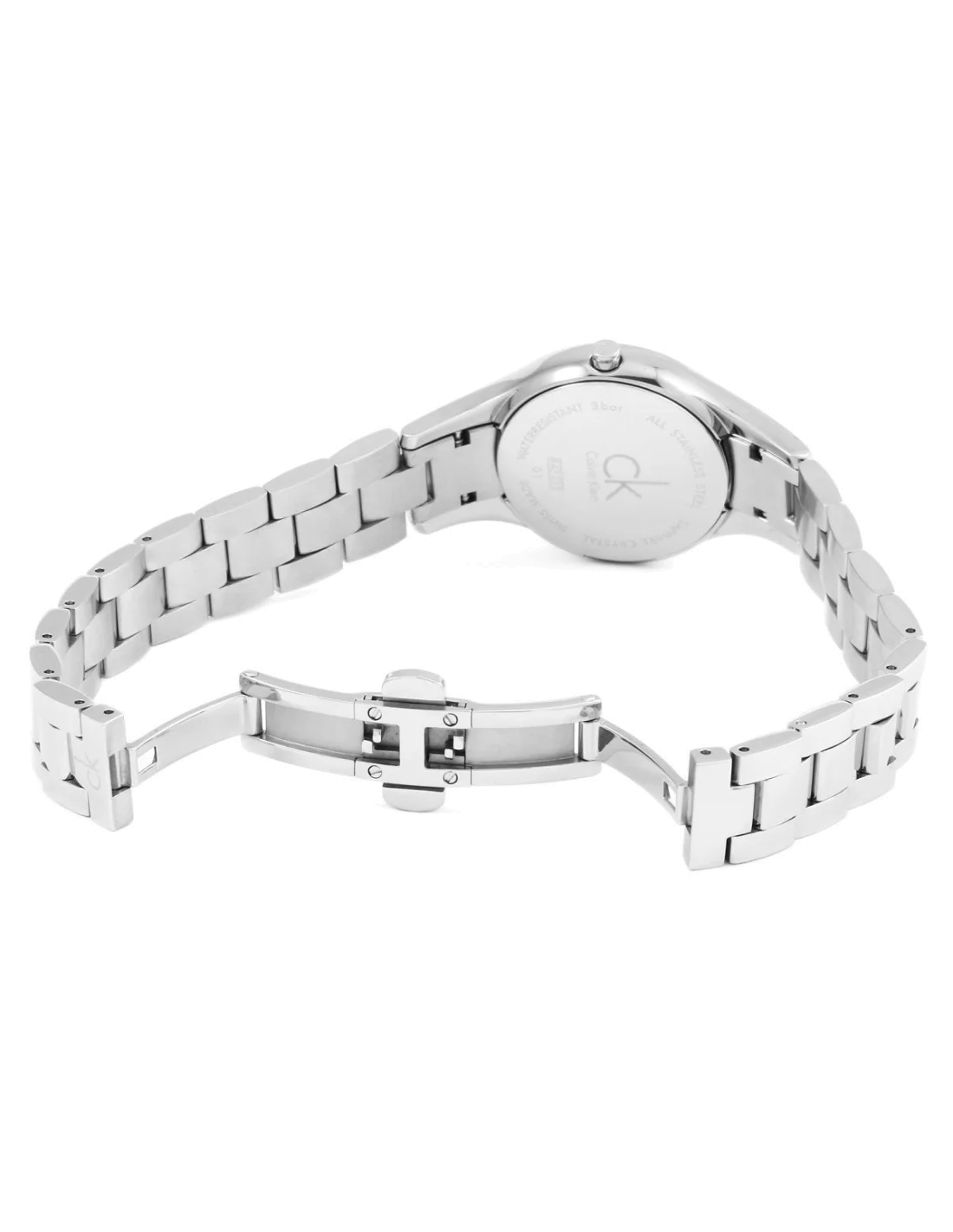 Montre Femme Calvin Klein Simplicity K4323130 Acier Argenté Cadran Noir vue 3